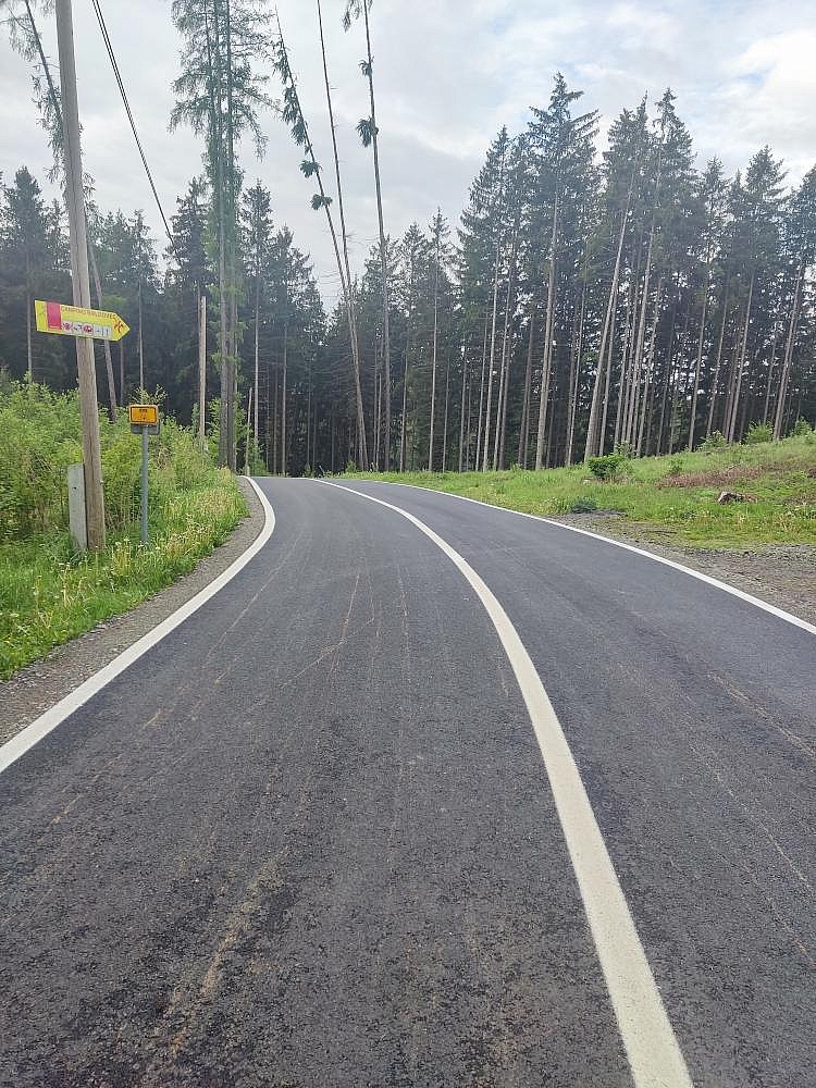 New road to the resort